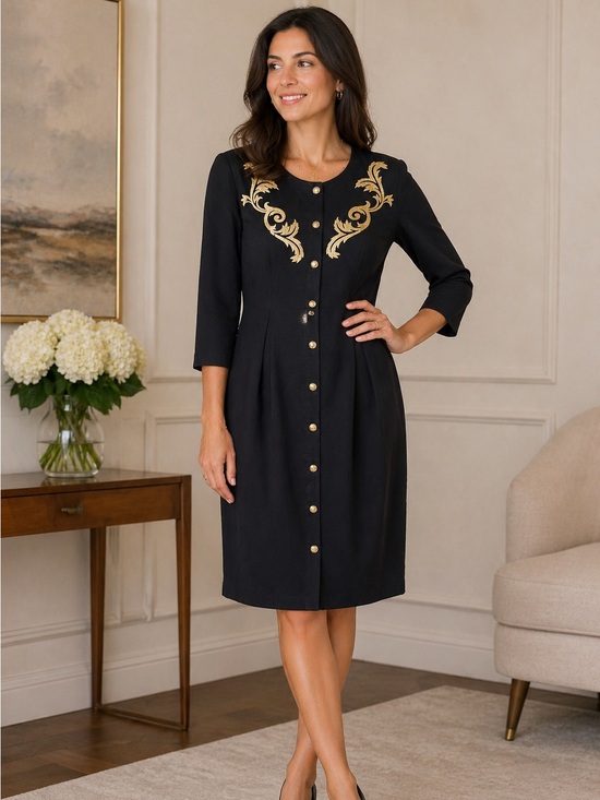 Mariposa Dresses & Skirts - Mariposa Vintage Button Up Dress